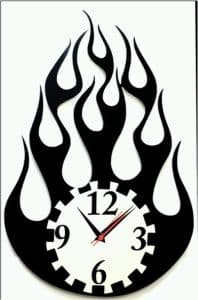 Sun Flame Clock